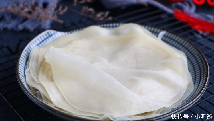 饺子皮|春饼别买了,不和面不揉面,10分钟做100张,又薄又劲道