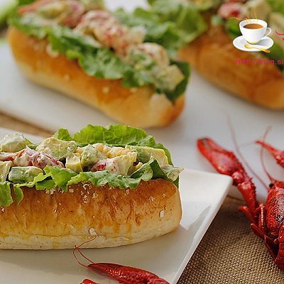 全麦|龙虾牛油果全麦面包