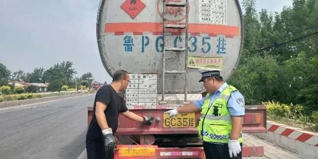 货车|被公安部交管局通报的冀JK5396大货车已被沧州交警查处封存