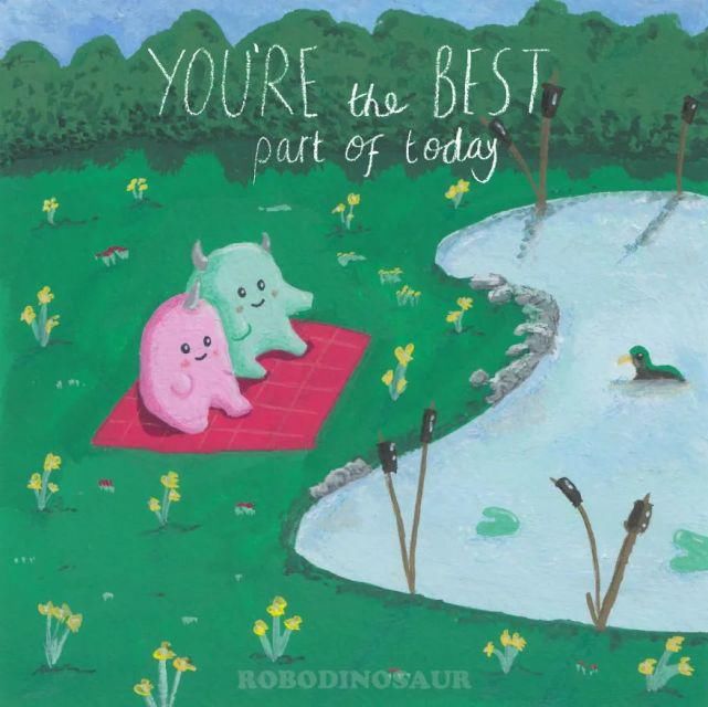 漫画|可爱萌系的英文漫画，不开心也没关系，治愈你的小情绪~