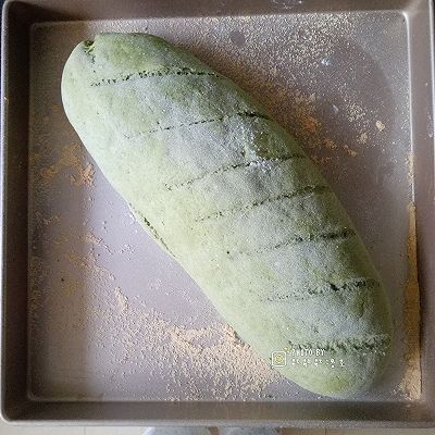  青汁|青汁蜜豆全麦欧包