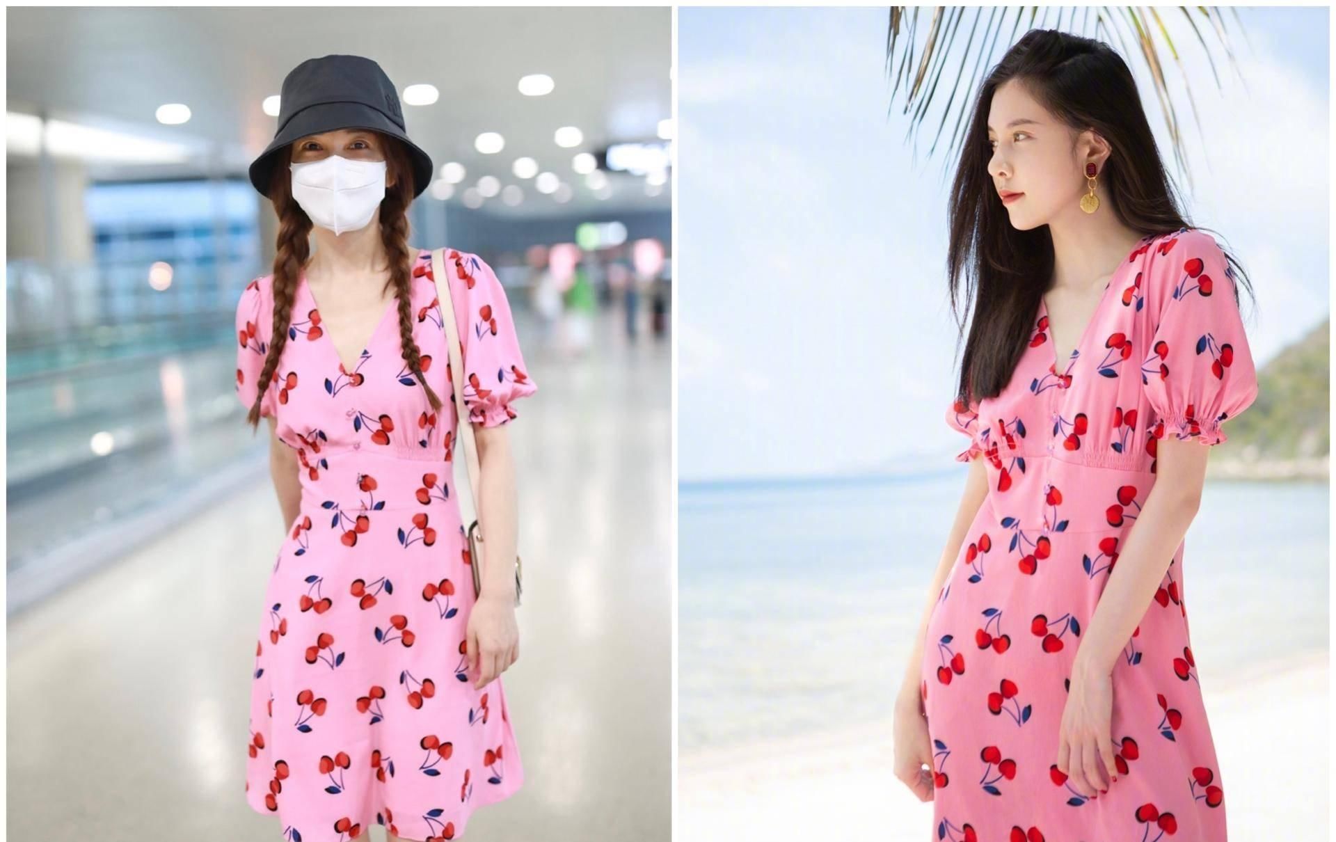  吴昕|吴昕穿泡泡裙秀舞姿，撞衫娜扎和周冬雨，真看不出来有9岁年龄差