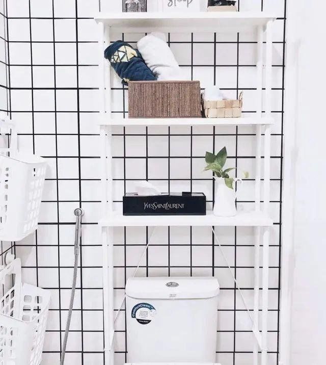  置物架|小卫生间如何设计更合理 16个实用设计让卫生间更整洁