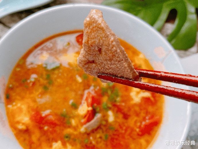 佳肴|番茄猪肝汤,益气补血的佳肴,制作的方法竟是如此的简单