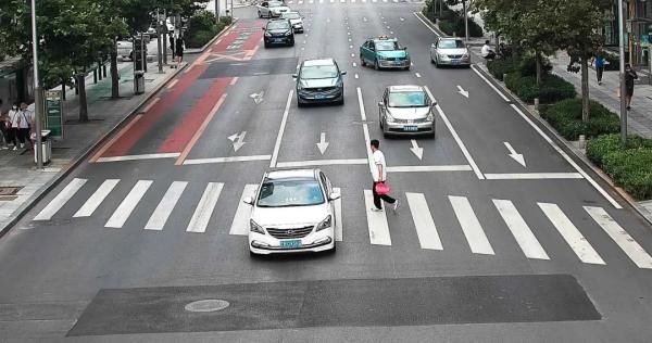 车道的机动车|开车如何礼让行人？看图操作