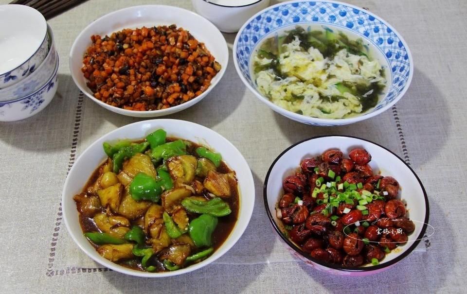 实惠|晒晒我家一周晚餐,大热天不将就,换着花样做,经济实惠味道美