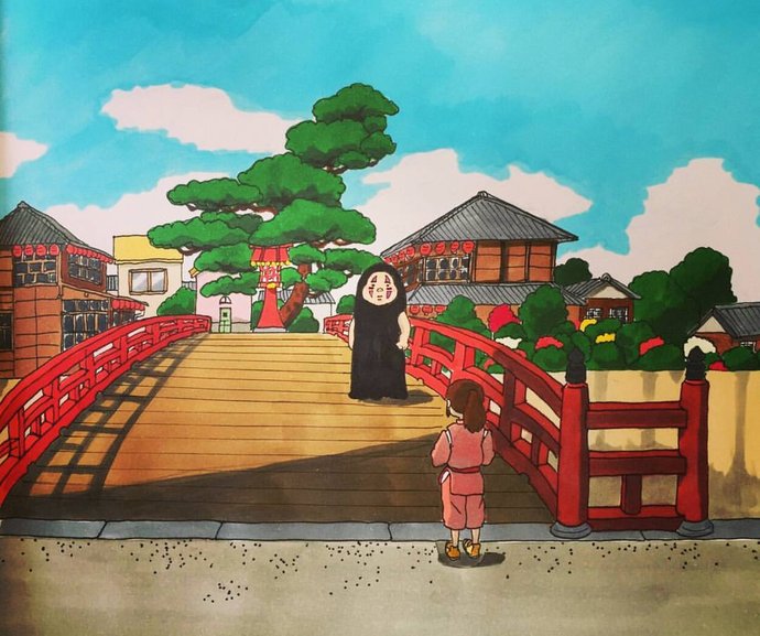  画家|日本插画家专门“抹黑”宫崎骏动画，却引来无数人点赞，画风简直...