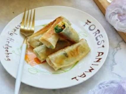  做法|早餐吃一盘这样的春卷，真是爽歪歪！简单易上手的两种春卷做法