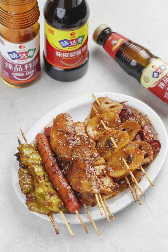 在家|在家做的烧烤比外面卖的好吃,秘密在于这碗料汁!