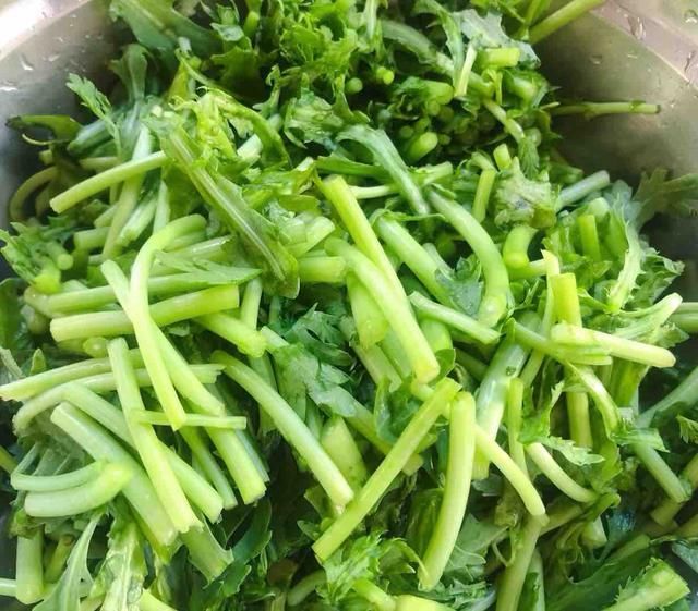  叶茼蒿|8月，遇上这蔬菜别手软，3块买一把，失眠的人多吃，夜里睡得香