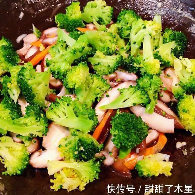 防癌抗癌|西兰花香菇炒蛋,色香味俱全的营养佳品