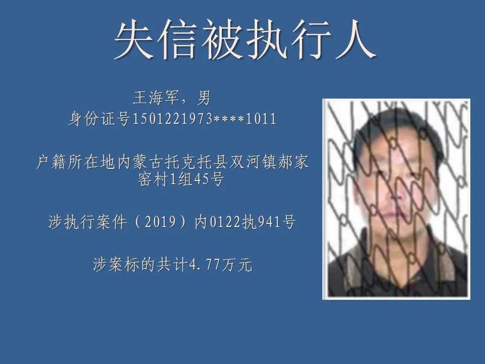 公布|快看！又一批失信被执行人名单公布