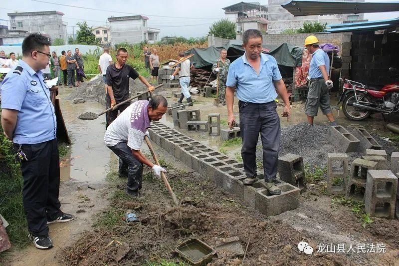 争执责任田|龙山法院依法强制执行一起排除妨害纠纷案件
