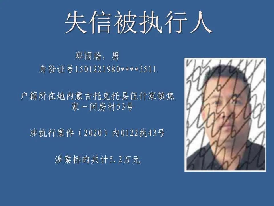 公布|快看！又一批失信被执行人名单公布