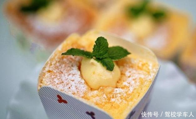 四溢|香甜丝滑朗姆糕,酒香四溢美味非常,软香可口戚风蛋糕,味道超棒