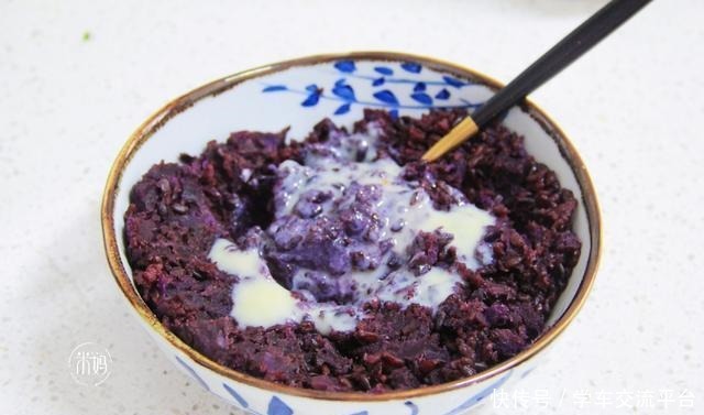 紫薯紫米椰蓉球|在家不运动,女人就吃这粗粮,低热量高营养,香软好吃不发胖