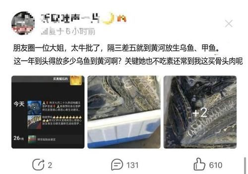 大姐|坚持不懈？女子隔三差五就往黄河放生黑鱼，网友：大姐求你别放了