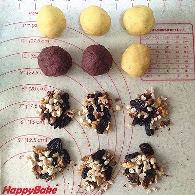  豆沙|抹茶麻薯夹馅面包