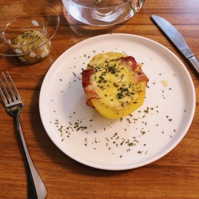  生活|尝尝这道培根土豆船，生活赛过活神仙