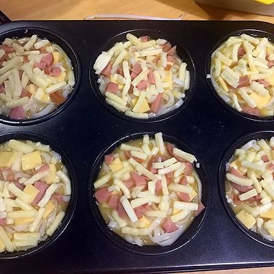 植物油|起司火腿面条焗鸡蛋