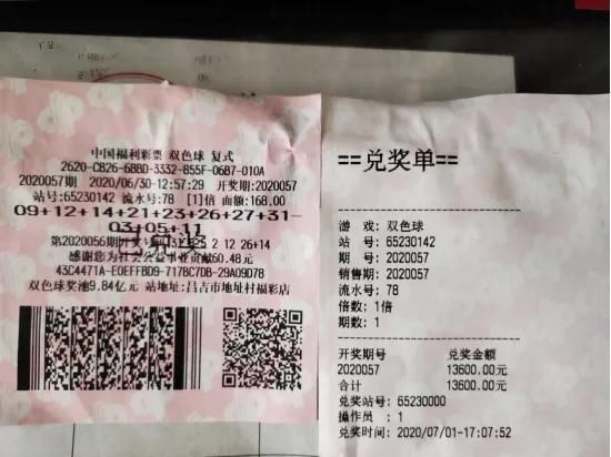 小张|意外结缘“双色球”复式投注迎幸运“串串”奖