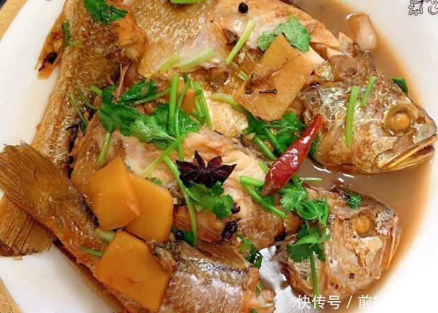 更佳|红烧黄花鱼,与之搭配,味道更佳,新手也能搞定