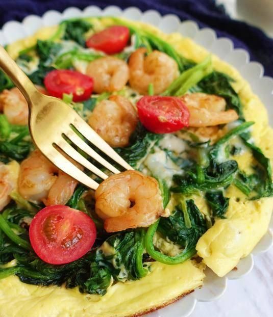  营养|减脂又营养的无油快手早餐「菠菜虾仁烘蛋」了解一下？