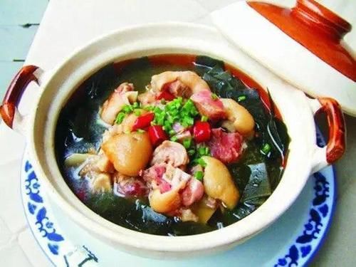  海带|吃货美食：土豆炖豆角、海带结炖蹄花、五香酱牛肉、莴笋韭菜