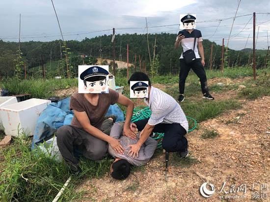 蹲点|钦州民警蹲点深山捣毁一贩毒团伙