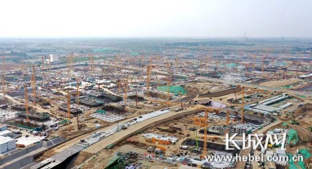 项目建设现场|一起来看看！雄安容东片区建设进行时……