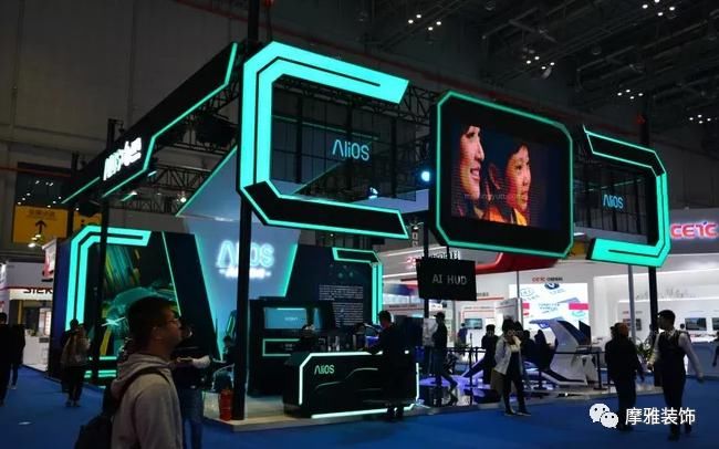 各行各业|『科技感十足』不错的展位设计