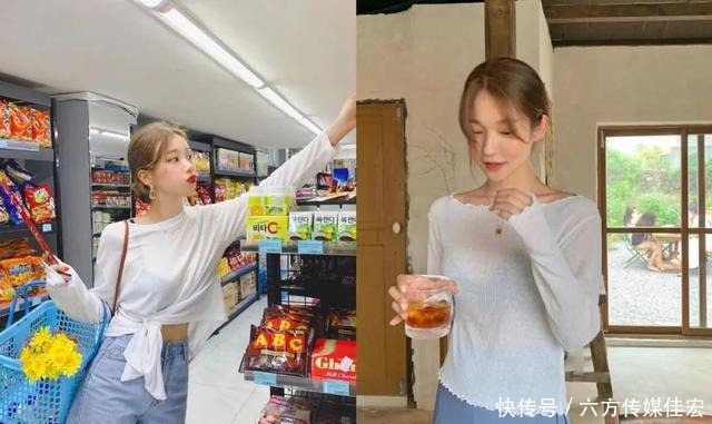 搭配|你那里入秋了吗?是时候穿长袖衫了,清新好看还能显高