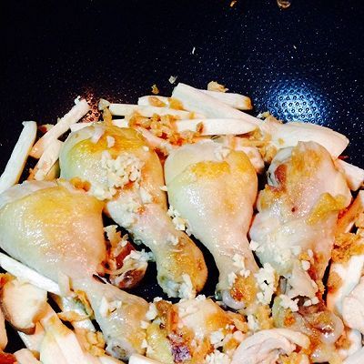  杏鲍菇|鲜香虾米鸡腿杏鲍菇