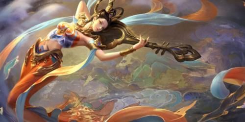 貂蝉|峡谷颜值超能打的皮肤,昭君星元皮,貂蝉仲夏夜,这款不要钱却是最好看的