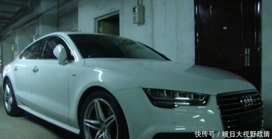 讨债|讨债公司用奥迪A7堵门老赖, 物管感叹: 这群人惹不起, 看车窗就知道
