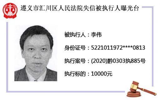 曝光|贵州又一批“失信人”曝光，有人因几千块上榜……