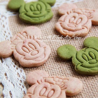  饼干|双色米奇卡通饼干