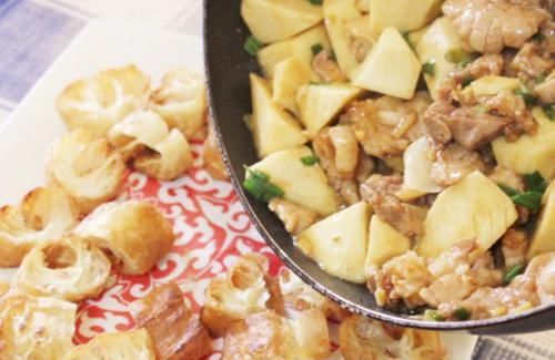 入少量|吃剩的油条别再扔了,配上它们当菜吃,鲜嫩焦香又多汁,家人喜欢!