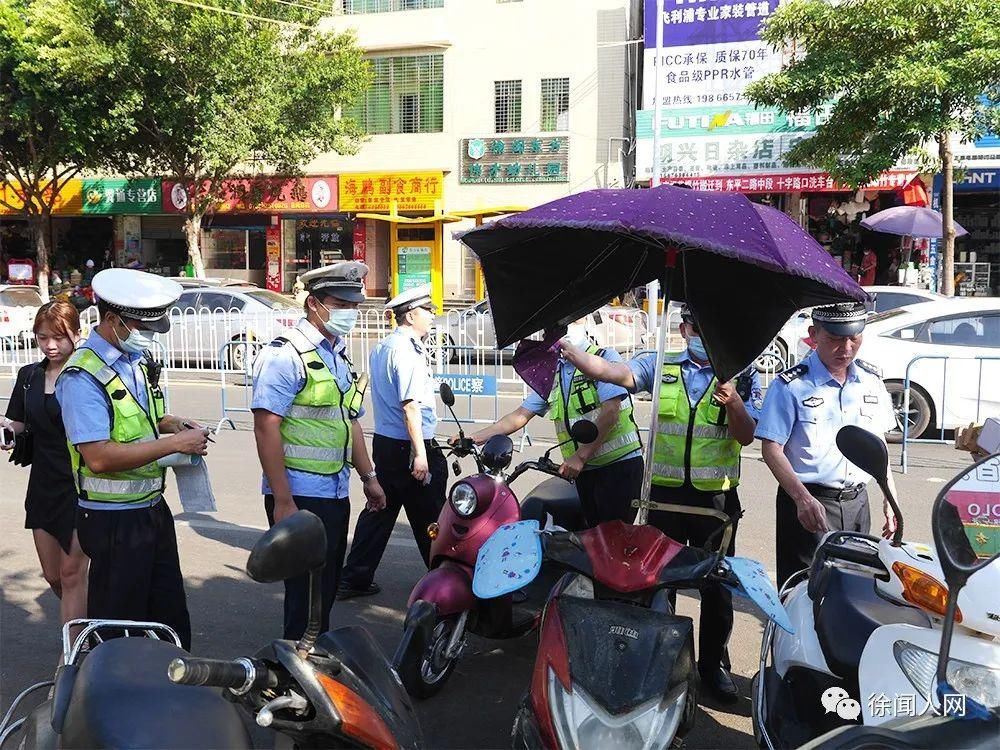 逆行|注意！徐闻闯红灯、逆行、不戴头盔等行为，全力整治中……