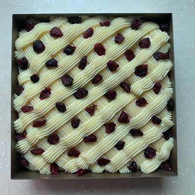  面包|卡士达蔓越莓面包