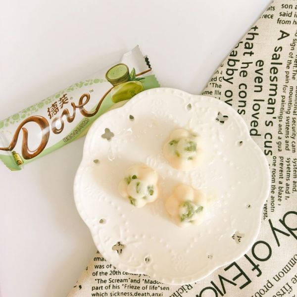  白巧克力|抹茶白巧克力酸奶花朵冰格