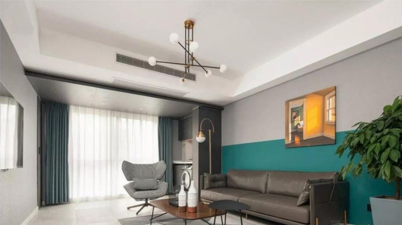  卧室|朋友买的80平米二居室，一共才花7万，这现代风格太美了