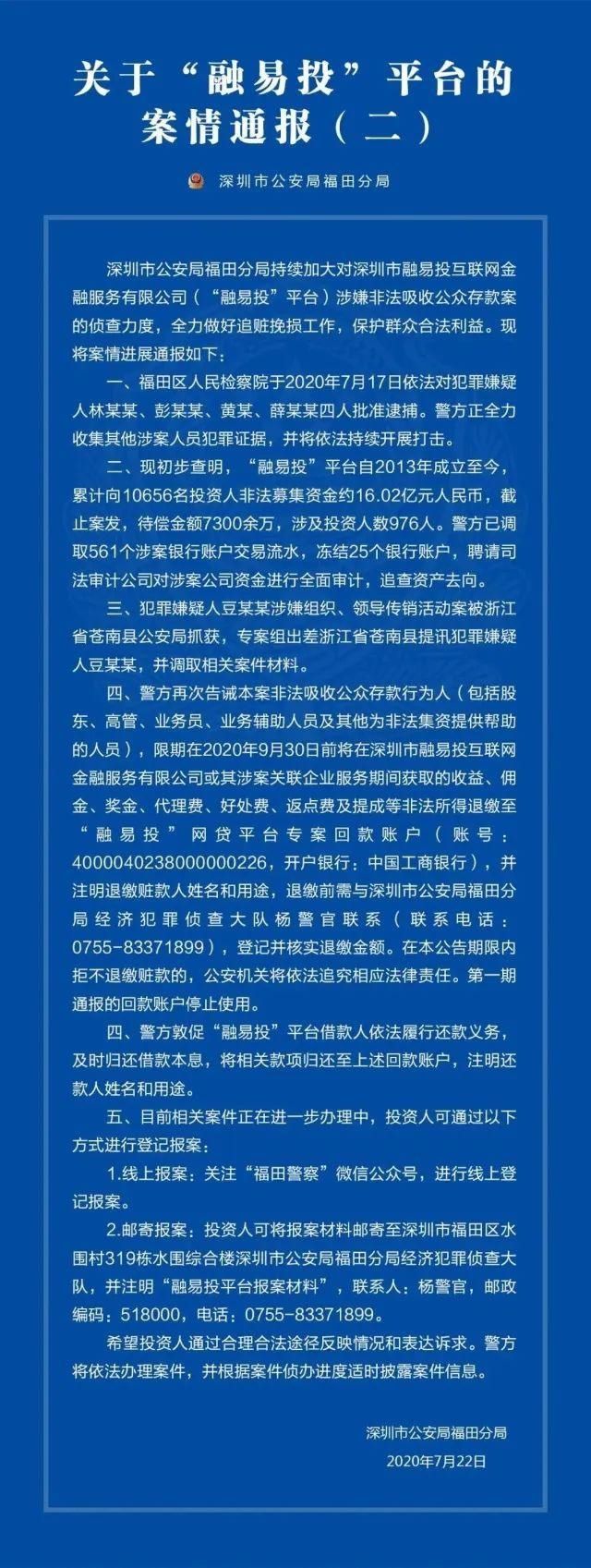  平台|6家涉案平台新消息：涉及抓人、冻结资金、判刑……