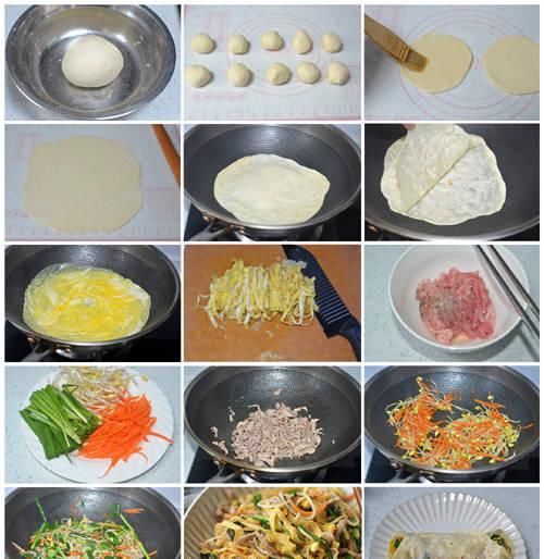 食谱|孩子营养早餐食谱 薄饼卷菜的家常做法 满嘴芬芳 无法抗拒的美味