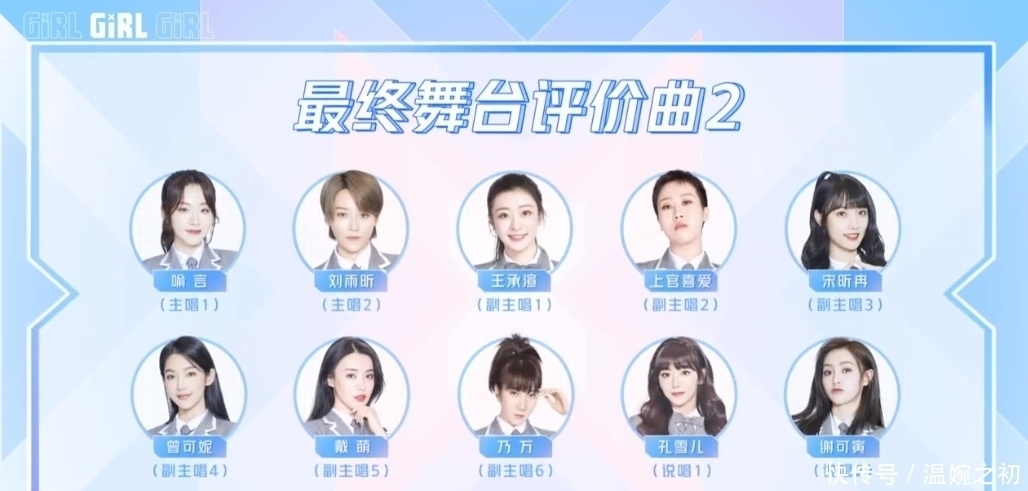 青春有你|青2总决赛舞台C位曝光你想不到的两个人,曾是同一首歌C位