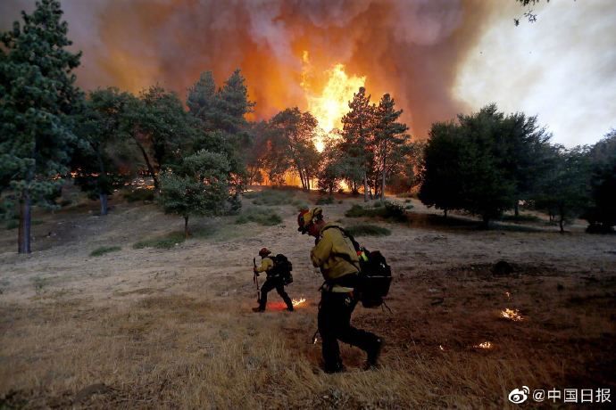 加州|加州山火蔓延 近8千人被疏散