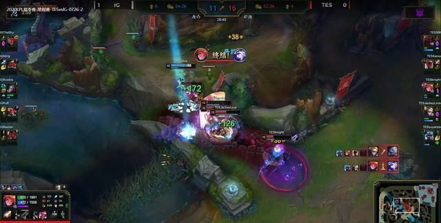  TES|LPL忍界大战尘埃落定，IG连拿两局险胜TES，积分榜第二！