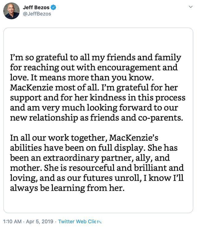  贝佐斯|亿万富豪丈夫出轨，她潇洒离婚后从“主妇”变美国女首富？！