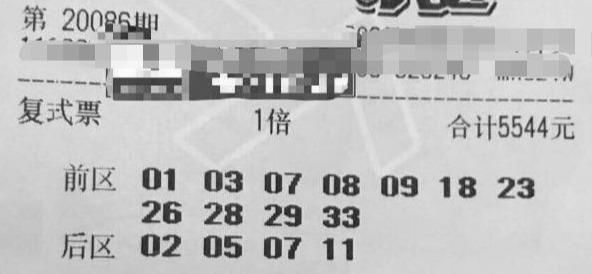 仅供参考|大乐透第20086期晒票欣赏，4张复式票，仅供参考赏析