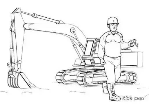 施工|【施工安全】卡通漫画，挖机施工避免这11个常见事故!